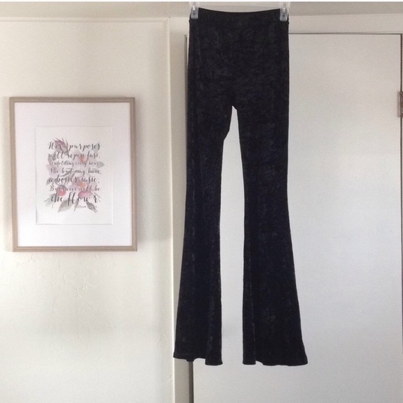 Velvet Elastic Bellbottoms - Picture 2 of 5